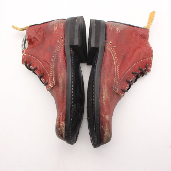 PS Kaufman Men’s 5 Women’s 6.5 Desert Distressed Boots Handmade Leather Mexico - Picture 7 of 13